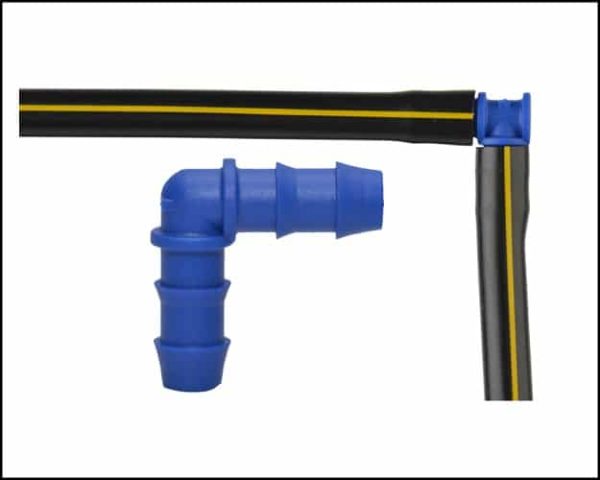 16mm Elbow Connector for Drip Irrigation Pipe.