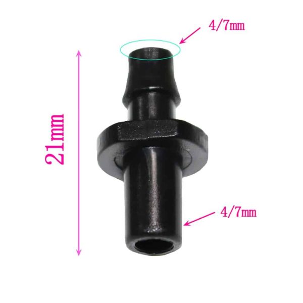 Single Barbed 4mm Connector