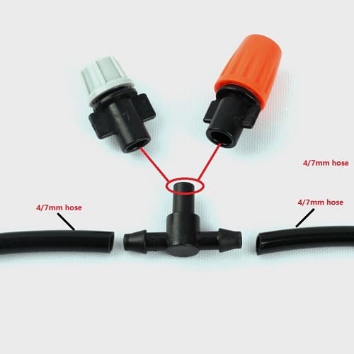 Double Barbed Tee Connector