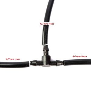 4mm Barbed Tee Connector