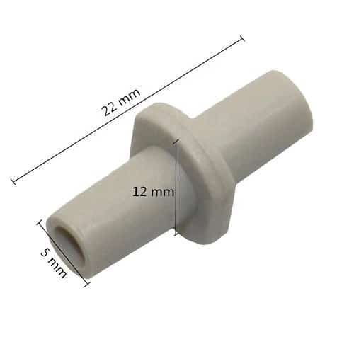 6mm-6mm Straight Plain Connector