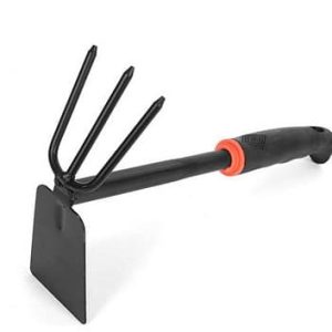dual-purpose spade and rake
