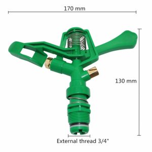 1145-2 Rocker Nozzle Irrigation Sprinkler 3/4" Male Thread suitable for Commercial sprinkler irrigation, Garden sprinkler systems, Lawn sprinkler systems, Residential sprinkler irrigation, Smart sprinkler systems