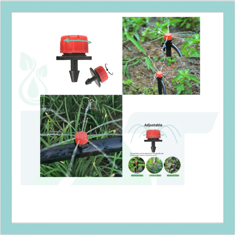 flow adjustable dripper for drip irrigation watering system, ionex agro technology