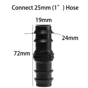 25mm Straight Joiner Connector