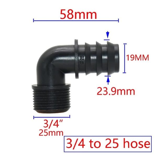25mm-3/4 inch Elbow