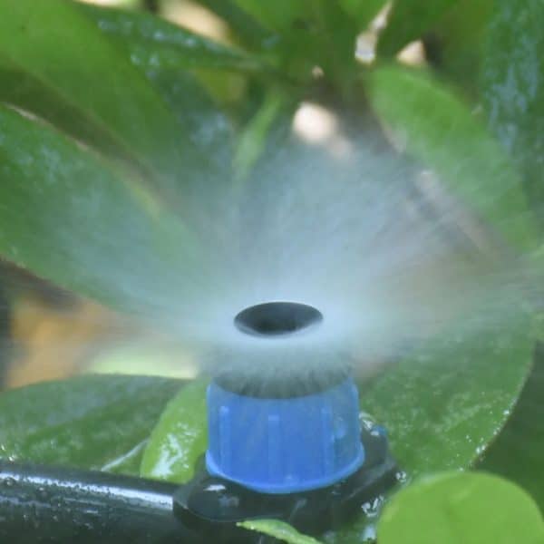 flow adjustable vortex dripper