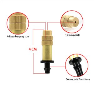 Brass Nozzle Mist Sprinkler