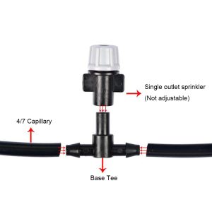 Fogger Nozzle with Tee Connector